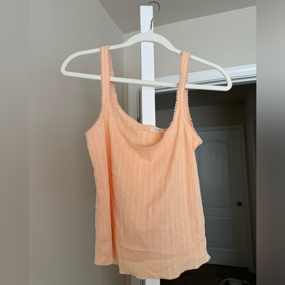 Doen shae pointelle tank